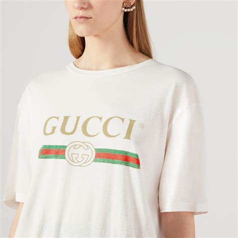 gucci logo tee|T.